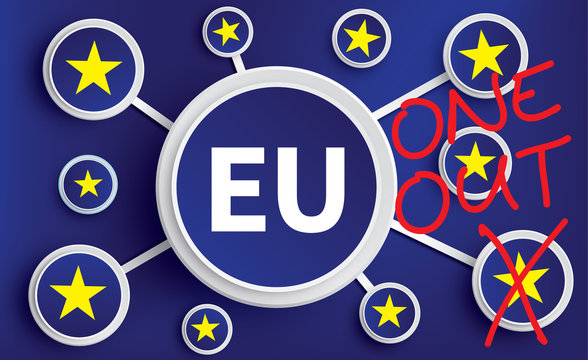 EU stars and symbols -  Brexit