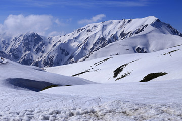 Fototapeta na wymiar Japan mountain in the winter
