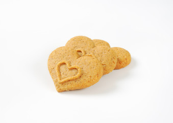 heart-shaped cookies