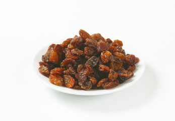 plate of raisins