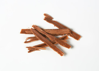 milk chocolate shavings