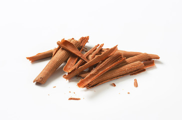 milk chocolate shavings