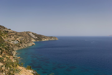Fototapeta na wymiar The coast capital Heraklion Crete
