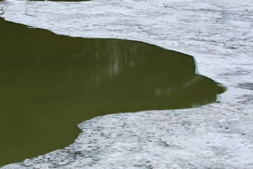 Japan mountain in the winter