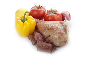 turkey with vegetables