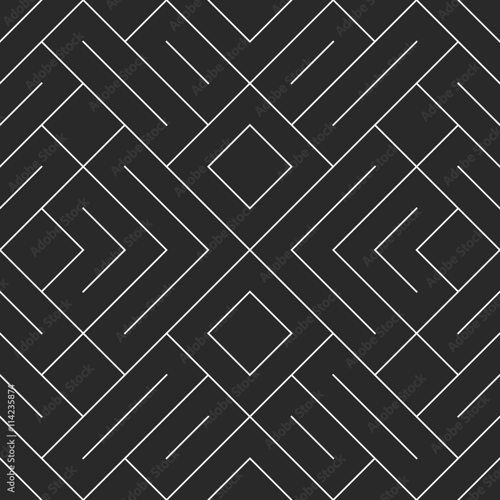 Poster vector crossing maze straight lines pattern background.