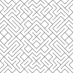 Vector seamless geometric pattern background.