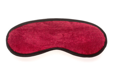 Blank sleep mask isolated on a white background