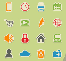 blog icon set