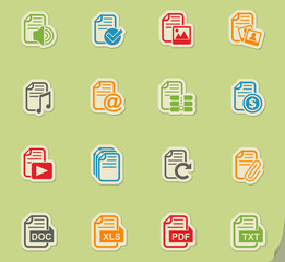 document icon set