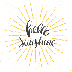 hello sunshine poster - 114240873