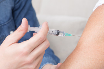 vaccinating a patient