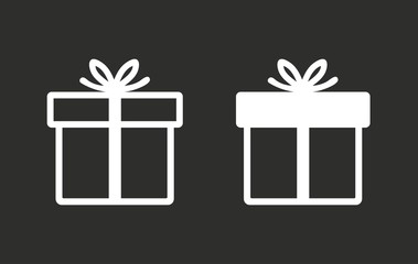 Gift Box - vector icon.