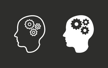 Brain - vector icon.