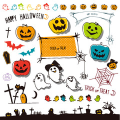 Halloween set_White back