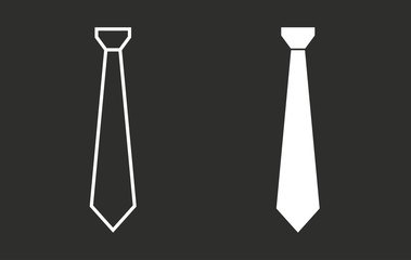 Necktie - vector icon.