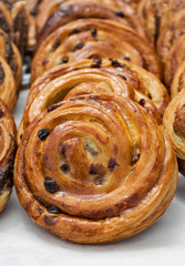 Fototapeta premium Freshly baked goods in organic bakery