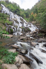 Fototapeta premium Mae Ya Waterfall, the popular place in Chiang Mai , Thailand