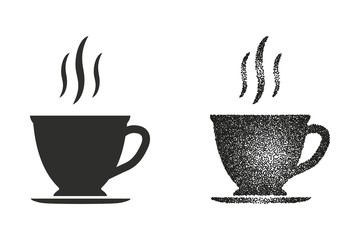Coffee cup - vector icon.