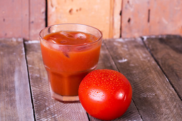 juice from tomatoes