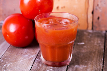 juice from tomatoes