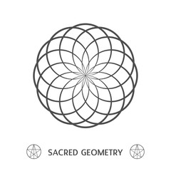 sacred geometry symbol illustration