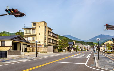 Street in Nikko, Tochigi Prefecture, Japan