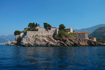 Fototapeta na wymiar Saint Stefan island Montenegro