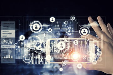 Media user interface . Mixed media