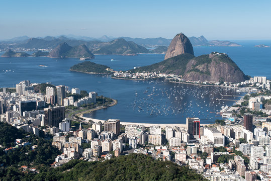 Rio de Janeiro Skyline with Sugarloaf Mountain