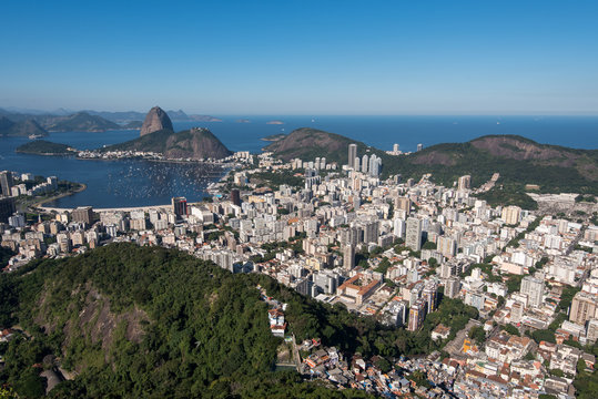 Botafogo Neighborhood View With the Sugarloaf Mountain View, Rio de Janeiro