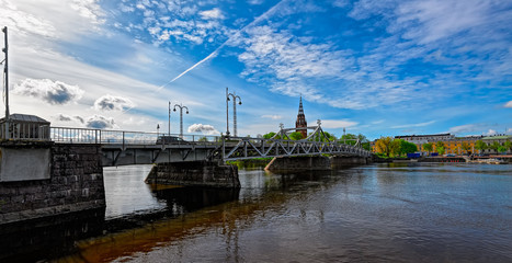 Kokemanjoki river in Pori, Finland