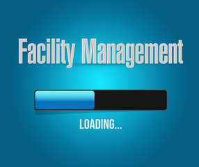 facility management loading bar sign