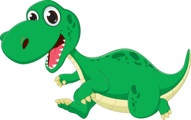 Cute dinosaur cartoon