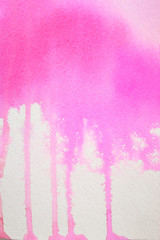 Beautiful abstract watercolor background for your design. Pink glamor fashion stains