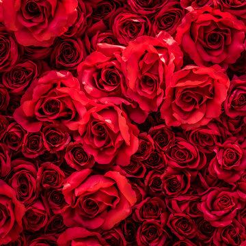 Red roses flower background.