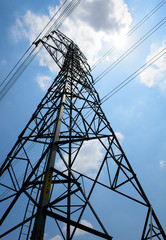 High voltage post or High voltage tower