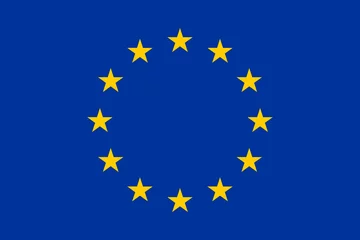Foto op Canvas Vlag van Europa, Europese Unie © 12ee12