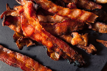 Greasy Hot Grilled Bacon