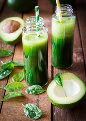 Avocado And Baby Spinach Smoothie