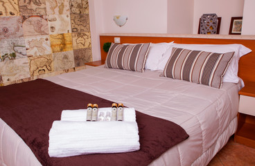 Bedroom of Ares hotel