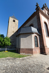 Fototapeta na wymiar Church in Remich