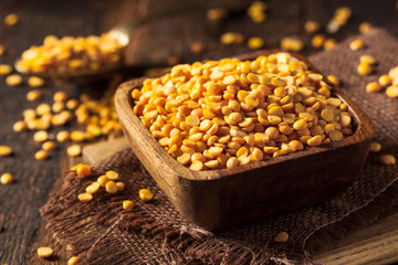 Raw Organic Yellow Split Peas