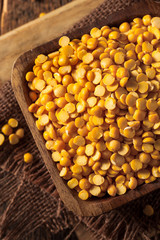 Raw Organic Yellow Split Peas