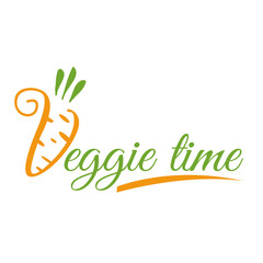 The logo or icon veggie time
