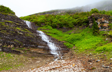 Scenic of Glacier National Park, Montana.