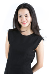 Young lady in black