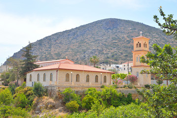 Fototapeta na wymiar Orthodox temple, Hersonissos.