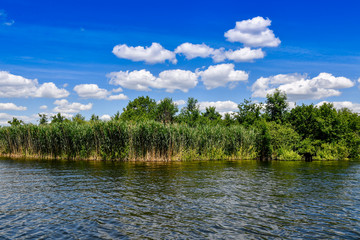 Seenlandschaft an der Havel bei Deetz im Land Brabdenburg