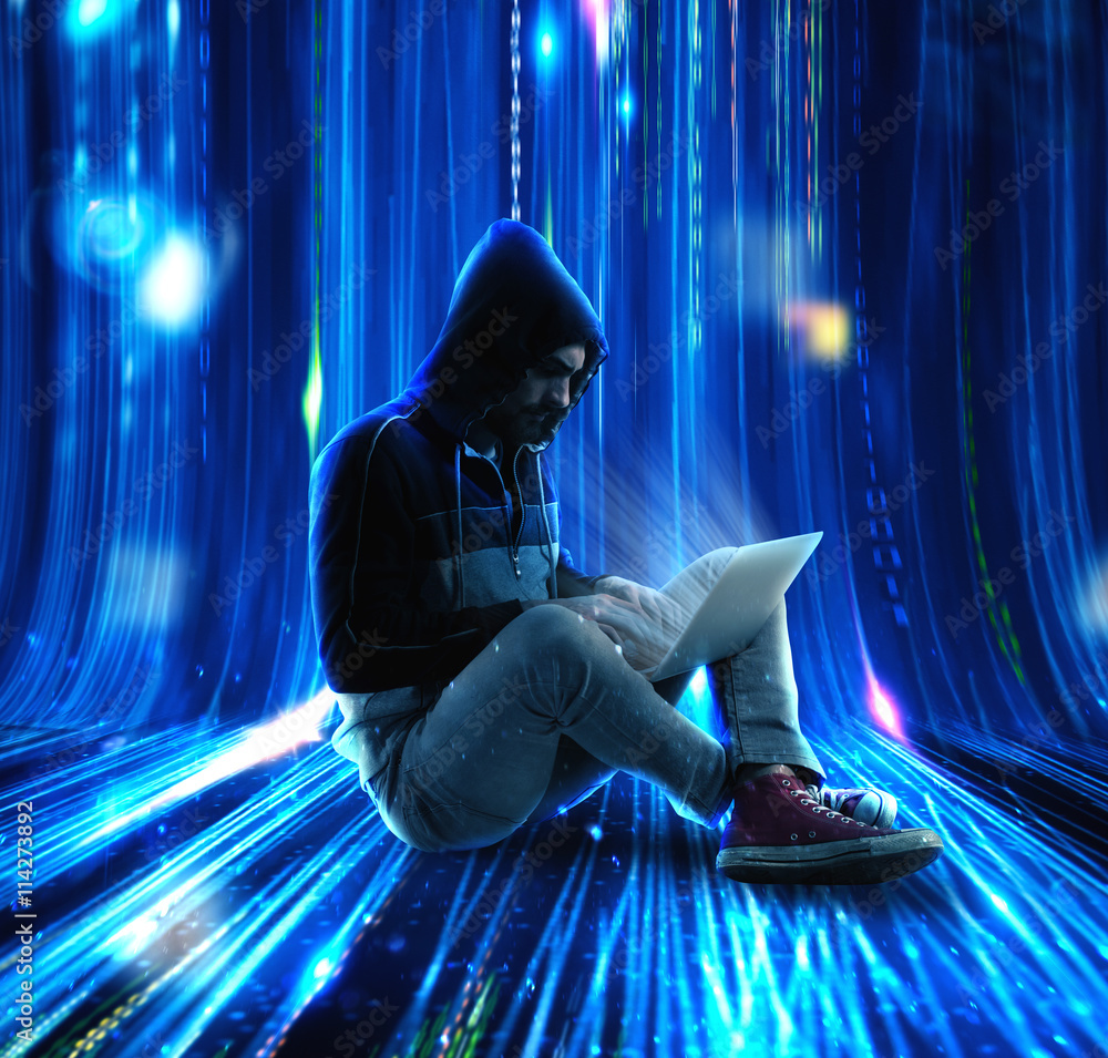 Poster mysterious hacker